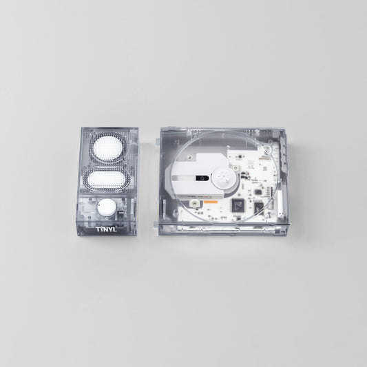 SPLIT Bluetooth CD Player - Misty White
